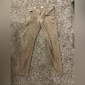 J. Crew Factory Men's Corduroy Pants in Tan